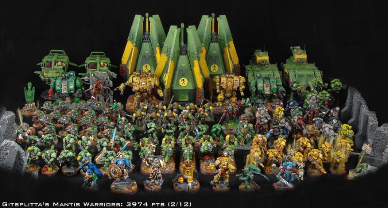 ウォーハンマー40K Space Marine Army ~7800 pts